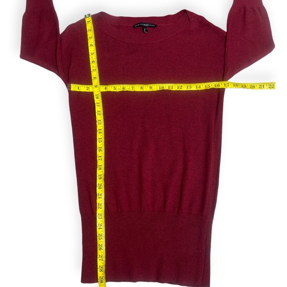 WHBM hunter green and burgundy sweaters 2 sweater bundle size XS - Picture 5 of 13